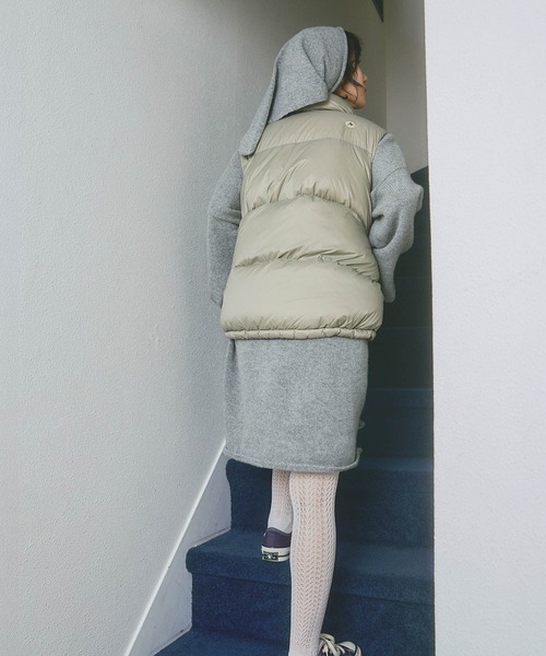 MARMOT（マーモット）の「『別注』Marmot×DOORS　DOWN VEST（ダウンベスト・レディース・ブラック/カーキ/オレンジ・ONE）」の16枚目の写真