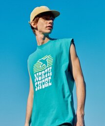 BIGWAVE COLLECTIVE（ビッグウェーブコレクティブ）の「NORTH SHORE SLEEVELESS (SCUBA BLUE)（Tシャツ/カットソー）」