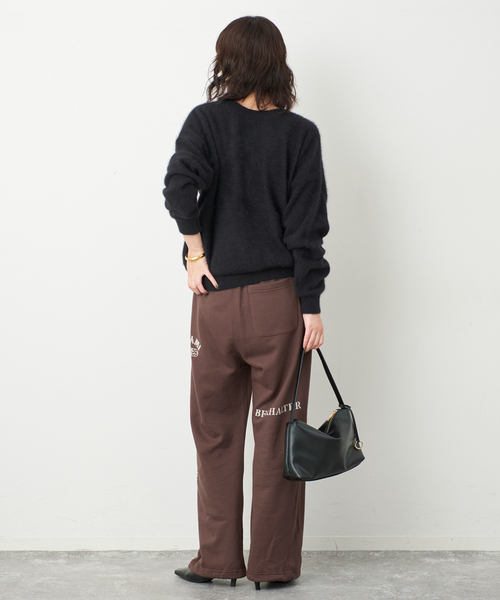 Collegiate Pacific(カレッジエイトパシフィック)の「COLLEGIATE PACIFIC SLOBE別注 スウェットパンツ 【洗濯機使用可能】(スウェットパンツ・レディース・チャコールグレー/ブラウン・FREE)」の15枚目の写真