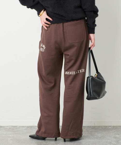 Collegiate Pacific(カレッジエイトパシフィック)の「COLLEGIATE PACIFIC SLOBE別注 スウェットパンツ 【洗濯機使用可能】(スウェットパンツ・レディース・チャコールグレー/ブラウン・FREE)」の19枚目の写真
