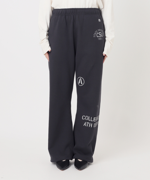 Collegiate Pacific(カレッジエイトパシフィック)の「COLLEGIATE PACIFIC SLOBE別注 スウェットパンツ 【洗濯機使用可能】(スウェットパンツ・レディース・チャコールグレー/ブラウン・FREE)」の20枚目の写真