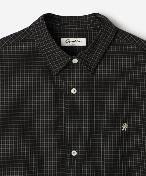 GYMPHLEX(ジムフレックス)の「Gymphlex | コットンブロード レギュラーカラーシャツ CHECK MEN(シャツ/ブラウス・メンズ・ブラック系その他・M/L)」の4枚目の写真