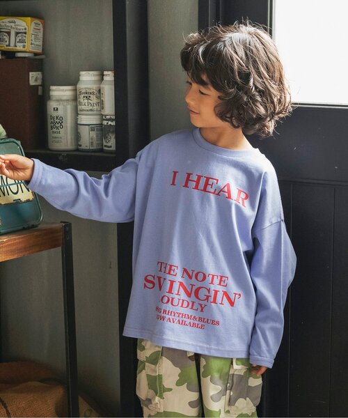 BREEZE(ブリーズ)の「ロゴアンドナンバリングTシャツ(Tシャツ/カットソー・キッズ・ブルー/イエロー/アイボリー・80/90/100/110/120/140/150/130)」の3枚目の写真