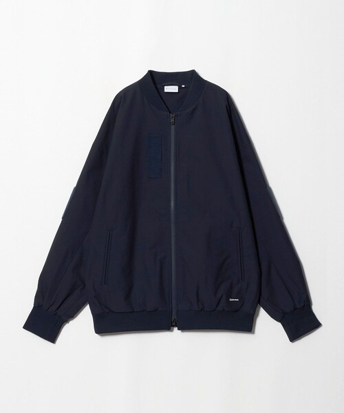 TaylorMade（テーラーメイド）の「【別注】＜TaylorMade×UNITED ARROWS＞フライト ジャケット（ブルゾン・メンズ・オフホワイト/ネイビー/オリーブ・XL/L/M）」の3枚目の写真