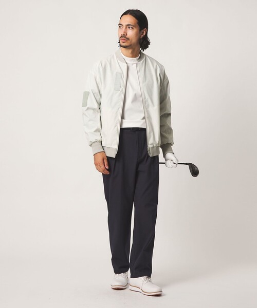 TaylorMade（テーラーメイド）の「【別注】＜TaylorMade×UNITED ARROWS＞フライト ジャケット（ブルゾン・メンズ・オフホワイト/ネイビー/オリーブ・XL/L/M）」の9枚目の写真