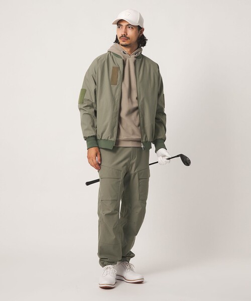 TaylorMade（テーラーメイド）の「【別注】＜TaylorMade×UNITED ARROWS＞フライト ジャケット（ブルゾン・メンズ・オフホワイト/ネイビー/オリーブ・XL/L/M）」の12枚目の写真