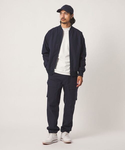 TaylorMade（テーラーメイド）の「【別注】＜TaylorMade×UNITED ARROWS＞フライト ジャケット（ブルゾン・メンズ・オフホワイト/ネイビー/オリーブ・XL/L/M）」の16枚目の写真
