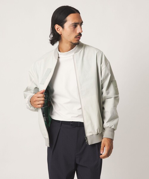 TaylorMade（テーラーメイド）の「【別注】＜TaylorMade×UNITED ARROWS＞フライト ジャケット（ブルゾン・メンズ・オフホワイト/ネイビー/オリーブ・XL/L/M）」の17枚目の写真