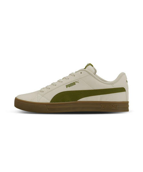 PUMA(プーマ)の「PUMA プーマ ユニセックス プーマ スマッシュ バルク V3 ロー スニーカー(スニーカー・メンズ・ブラック/ホワイト×グリーン/アイボリー・27.0cm/28.5cm/23.0cm/23.5cm/29.0cm/28.0cm/25.0cm/25.5cm/24.0cm/24.5cm/27.5cm/26.0cm/26.5cm/22.5cm)」の2枚目の写真