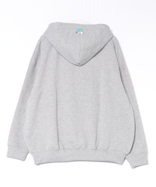 MOOMIN（ムーミン）の「【MOOMIN/ムーミン】【ユニセックスデザインでリンクコーデにも◎】裏起毛プルオーバーパーカー フーディ 保温 キャラクター ムーミン ニョロニョロ リトルミイ スティンキー（パーカー・メンズ・ブラック系その他2/ベージュ系その他/グレー系その他2/ブルー系その他・X-LARGE/MEDIUM/LARGE）」の6枚目の写真