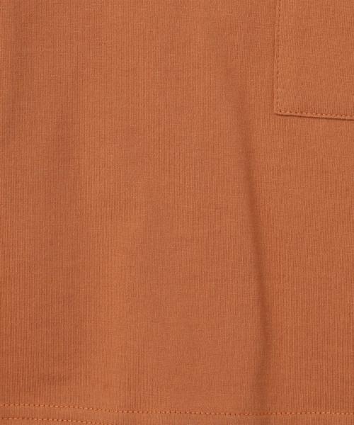 green label relaxing（グリーンレーベルリラクシング）の「ソデレースフリル PO 5L◆（Tシャツ/カットソー・キッズ・オフホワイト/ブラウン・105/135/95/115/125）」の7枚目の写真