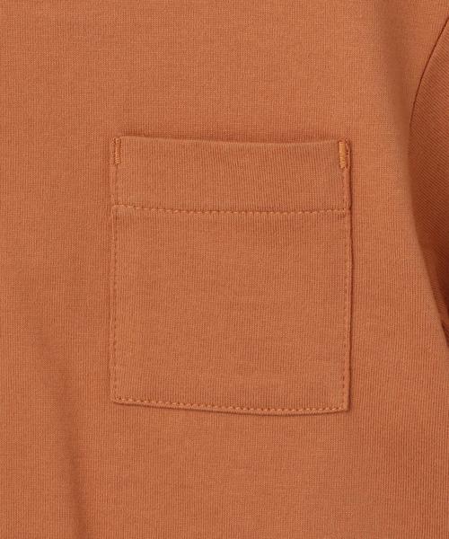 green label relaxing（グリーンレーベルリラクシング）の「ソデレースフリル PO 5L◆（Tシャツ/カットソー・キッズ・オフホワイト/ブラウン・105/135/95/115/125）」の8枚目の写真