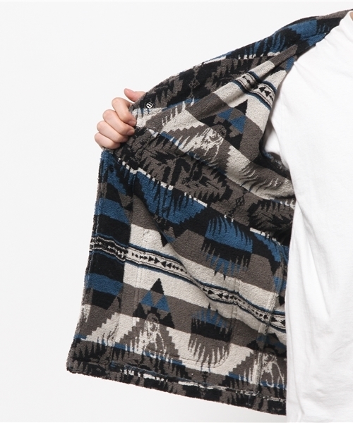 HYSTERIC GLAMOUR（ヒステリックグラマー）の「SUNSET WOMAN総柄 ショールカラーJK（テーラードジャケット・メンズ・レッド系その他/ネイビー・SMALL/MEDIUM/LARGE）」の12枚目の写真