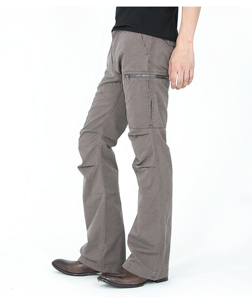 OURET（オーレット）の「WEATHER IN TUCK SIDE POCKET CARGO PANTS（その他パンツ・メンズ・ブラウン/カーキ・1/2）」の10枚目の写真