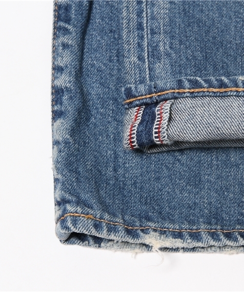 MOUSSY（マウジー）の「MV Wayne wide Straight（デニムパンツ・レディース・ブルー・24inch/25inch/23inch/27inch/26inch）」の13枚目の写真