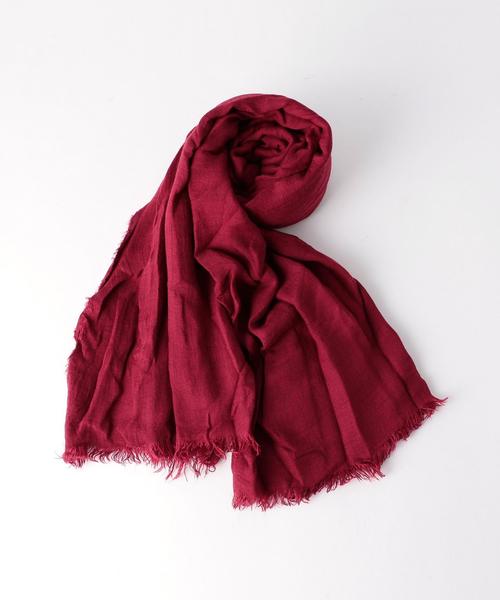 Faliero Sarti（ファリエロサルティ）の「＜Faliero Sarti (ファリエロ サルティ)＞AZZURRA ストール 140×195◆（ストール/ショール・レディース・ブラック/グレー/レッド・FREE）」の3枚目の写真