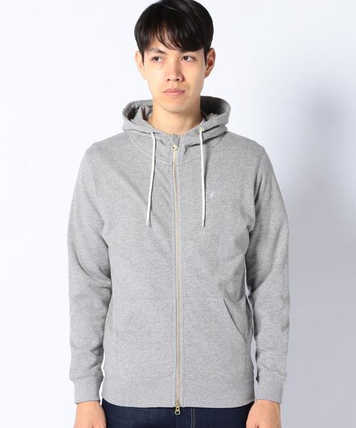 coen（コーエン）の「裏毛ジップパーカー（パーカー・メンズ・ネイビー/グレー・X-LARGE/MEDIUM/SMALL/LARGE）」の3枚目の写真