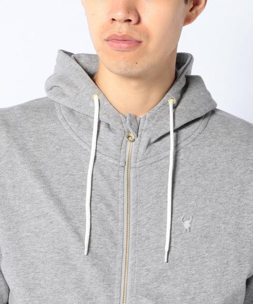 coen（コーエン）の「裏毛ジップパーカー（パーカー・メンズ・ネイビー/グレー・X-LARGE/MEDIUM/SMALL/LARGE）」の7枚目の写真