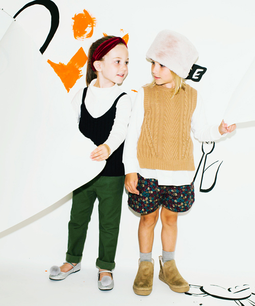 GLOBAL WORK（グローバルワーク）の「【キッズ】アラエルニットキャミレイヤー長袖/729135 （ニット/セーター・キッズ・キャメル/ネイビー/グレー/レッド・LARGE/SMALL/X-LARGE/MEDIUM）」の14枚目の写真