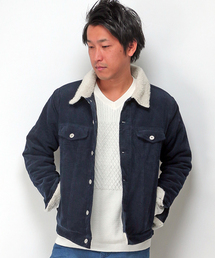VENCEEXCHANGE | ボアコーデュロイＧジャン(デニムジャケット)