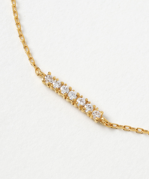 ANEMONE（アネモネ）の「ジルコニアラインのブレスレット[ジャルビジュー]（ブレスレット・レディース・ゴールド・FREE）」の3枚目の写真