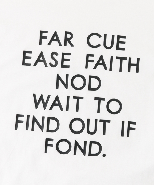 URBAN RESEARCH（アーバンリサーチ）の「 UR 厚盛り顔料プリントロゴTシャツ（Tシャツ/カットソー・レディース・オフホワイト/グレー・FREE）」の13枚目の写真