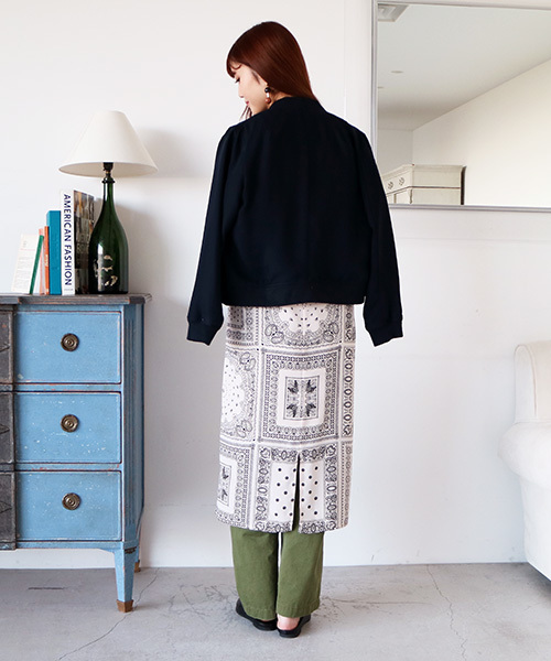 N.（N. Natural Beauty Basic）（エヌエヌナチュラルビューティーベーシック）の「【with　4月号掲載】ポリオリツイルウォッシャブルセットアップMA-1（MA-1・レディース・グレー/ピンク/ネイビー・MEDIUM）」の6枚目の写真