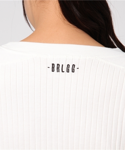 RNA（アールエヌエー）の「M0655 ワイドリブ七分袖プルオーバー（Tシャツ/カットソー・レディース・ブラック/イエロー/ホワイト・MEDIUM）」の10枚目の写真