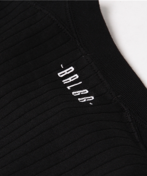 RNA（アールエヌエー）の「M0655 ワイドリブ七分袖プルオーバー（Tシャツ/カットソー・レディース・ブラック/イエロー/ホワイト・MEDIUM）」の13枚目の写真