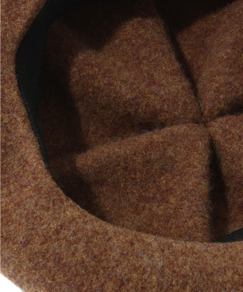 BEAMS BOY（ビームスボーイ）の「BEAMS BOY / タックボタンベレー 11FW（ハンチング/ベレー帽・レディース・グレー/ベージュ/ブラウン/ネイビー・ONE SIZE）」の5枚目の写真