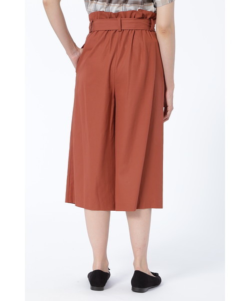 human woman(ヒューマンウーマン)の「ハイツイストコットンスカート (スカート・レディース・ネイビー/ワイン/ベージュ系その他/カーキ・SMALL/MEDIUM)」の9枚目の写真