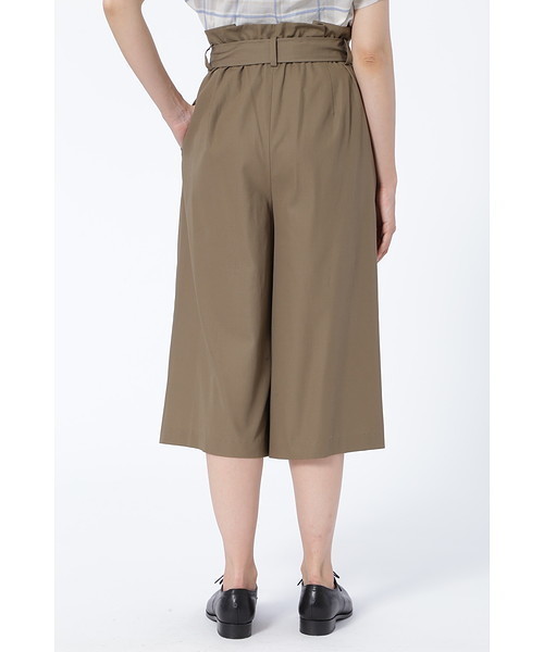 human woman(ヒューマンウーマン)の「ハイツイストコットンスカート (スカート・レディース・ネイビー/ワイン/ベージュ系その他/カーキ・SMALL/MEDIUM)」の17枚目の写真