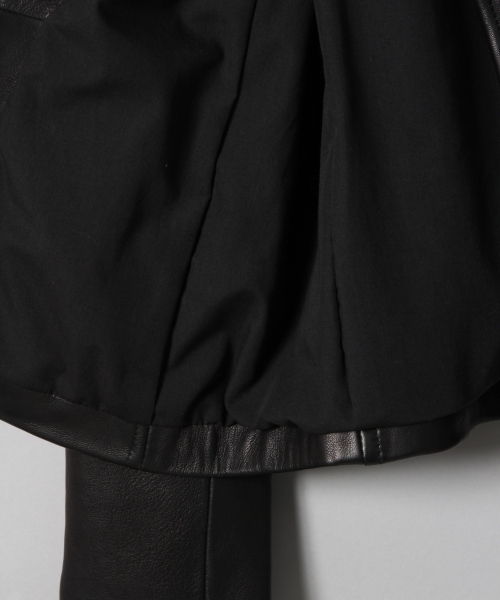 JEANASIS(ジーナシス)の「Leather Jacket/766825(ライダースジャケット・レディース・ブラック・FREE)」の9枚目の写真