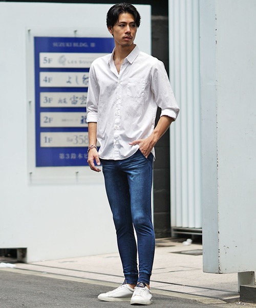 JOKER(ジョーカー)の「【JOKER】スウェットデニム ジョガーパンツ メンズ ストレッチ イージーパンツ スキニーパンツ ブラック ジーンズ 春服 冬服(スウェットパンツ・メンズ・ブラック/グレー/インディゴブルー/ブルー/ブルー系その他/ブラック×グレー・L/M/S/XL)」の20枚目の写真