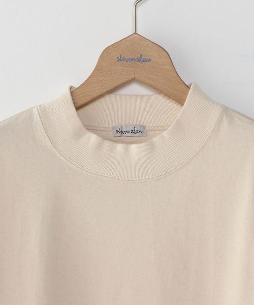 Steven Alan(スティーブンアラン)の「<Steven Alan> TRKY LOOSE MOCK LSL/モックネックカットソー(Tシャツ/カットソー・メンズ・ホワイト/ブラック/ベージュ・MEDIUM/SMALL/LARGE/X-LARGE)」の5枚目の写真