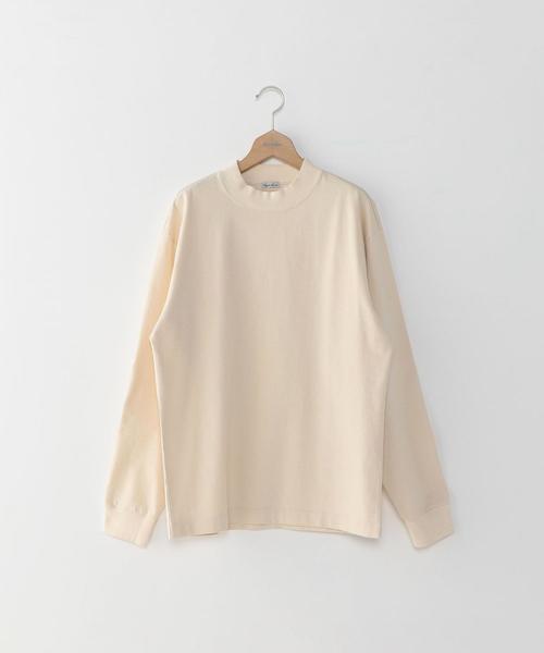 Steven Alan(スティーブンアラン)の「<Steven Alan> TRKY LOOSE MOCK LSL/モックネックカットソー(Tシャツ/カットソー・メンズ・ホワイト/ブラック/ベージュ・MEDIUM/SMALL/LARGE/X-LARGE)」の9枚目の写真