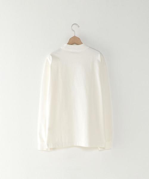 Steven Alan(スティーブンアラン)の「<Steven Alan> TRKY LOOSE MOCK LSL/モックネックカットソー(Tシャツ/カットソー・メンズ・ホワイト/ブラック/ベージュ・MEDIUM/SMALL/LARGE/X-LARGE)」の10枚目の写真