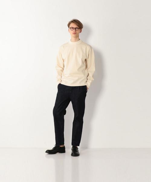 Steven Alan(スティーブンアラン)の「<Steven Alan> TRKY LOOSE MOCK LSL/モックネックカットソー(Tシャツ/カットソー・メンズ・ホワイト/ブラック/ベージュ・MEDIUM/SMALL/LARGE/X-LARGE)」の16枚目の写真