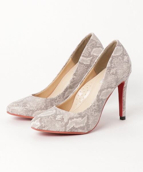 attagirl（アタガール）の「低反発クッションインソール ポインテッドトゥ パンプス（パンプス・レディース・ブラック系その他2/ブラック系その他/ブラック/パイソン/ベージュ/ブラック系その他3/ベージュ系その他/レオパード/ピンク/ピンクベージュ/ブラック系その他5/ブラック系その他4/シルバー系その他3/シルバー・M/LL/L/S/3L）」の14枚目の写真