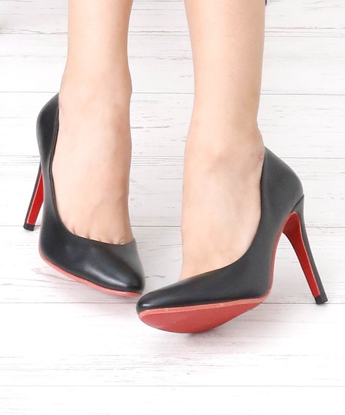 attagirl（アタガール）の「低反発クッションインソール ポインテッドトゥ パンプス（パンプス・レディース・ブラック系その他2/ブラック系その他/ブラック/パイソン/ベージュ/ブラック系その他3/ベージュ系その他/レオパード/ピンク/ピンクベージュ/ブラック系その他5/ブラック系その他4/シルバー系その他3/シルバー・M/LL/L/S/3L）」の4枚目の写真