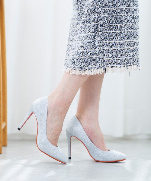 attagirl（アタガール）の「低反発クッションインソール ポインテッドトゥ パンプス（パンプス・レディース・ブラック系その他2/ブラック系その他/ブラック/パイソン/ベージュ/ブラック系その他3/ベージュ系その他/レオパード/ピンク/ピンクベージュ/ブラック系その他5/ブラック系その他4/シルバー系その他3/シルバー・M/LL/L/S/3L）」の12枚目の写真