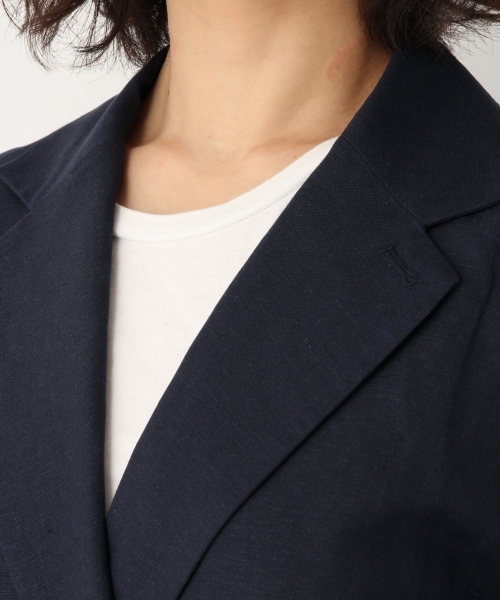 A part by（アパートバイ）の「LiRyダブルジャケット 786897（テーラードジャケット・レディース・ベージュ/ネイビー/ブラウン/ブラック/カーキ・LARGE/MEDIUM）」の12枚目の写真