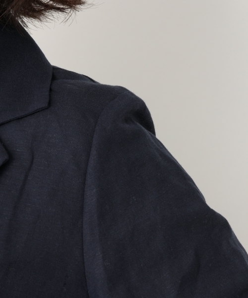 A part by（アパートバイ）の「LiRyダブルジャケット 786897（テーラードジャケット・レディース・ベージュ/ネイビー/ブラウン/ブラック/カーキ・LARGE/MEDIUM）」の14枚目の写真