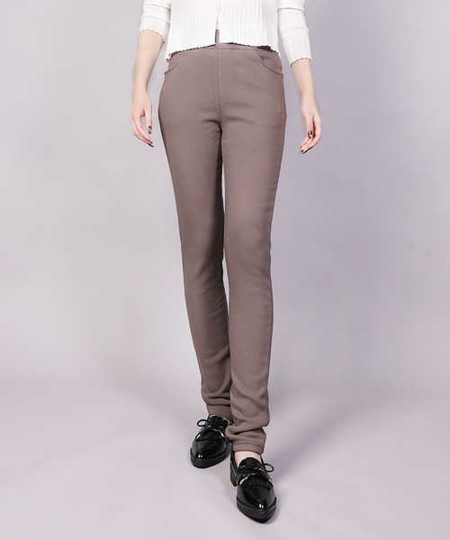 aimoha(アイモハ)の「裏フリースヒートパンツ (AW) (LV)(レギンス/スパッツ・レディース・ベージュ/ネイビー/ブラック/カーキ/ブラックミックス/ダークインディゴブルー/グレー・MEDIUM/LARGE/X-LARGE/SMALL/XXX-LARGE/XXXX-LARGE/XX-LARGE)」の3枚目の写真