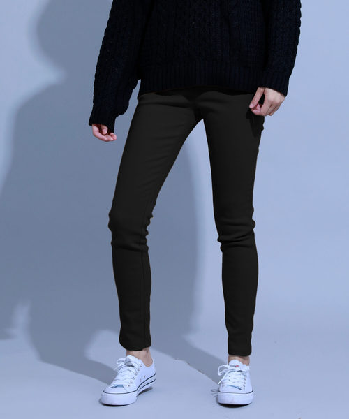 aimoha(アイモハ)の「裏フリースヒートパンツ (AW) (LV)(レギンス/スパッツ・レディース・ベージュ/ネイビー/ブラック/カーキ/ブラックミックス/ダークインディゴブルー/グレー・MEDIUM/LARGE/X-LARGE/SMALL/XXX-LARGE/XXXX-LARGE/XX-LARGE)」の12枚目の写真