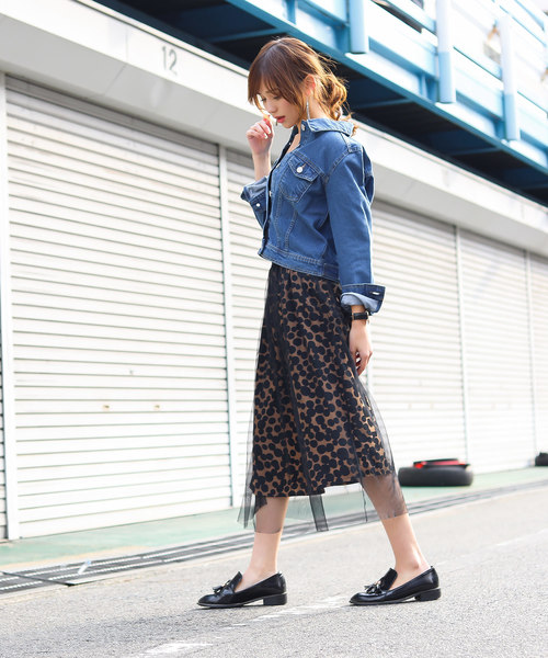 Fashion Letter（ファッションレター）の「スタンダードデニムジャケット（デニムジャケット・レディース・サックスブルー/インディゴブルー/ブルー・M/L）」の9枚目の写真