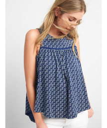 GAP | Gap シャーリング プリント スイングタンク(タンクトップ)