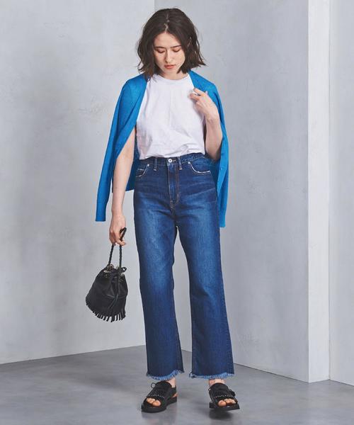 UNITED ARROWS(ユナイテッドアローズ)の「UBCB 麻 リブ Vネック カーディガン(カーディガン/ボレロ・レディース・コバルトブルー/ブラック/ピンク・フリー)」の18枚目の写真