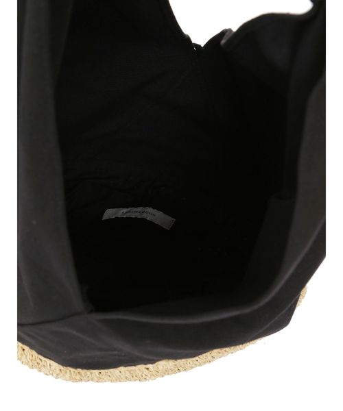 LAGUNAMOON（ラグナムーン）の「RusticラフィアBAG【WEB限定】（ハンドバッグ・レディース・ホワイト/ブラック・FREE）」の7枚目の写真