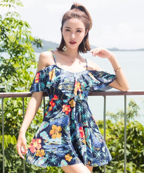 セール 水着 オフショルワンピ 華奢魅せオールインワン 水着 Teddyshop テディショップ のファッション通販 Zozotown